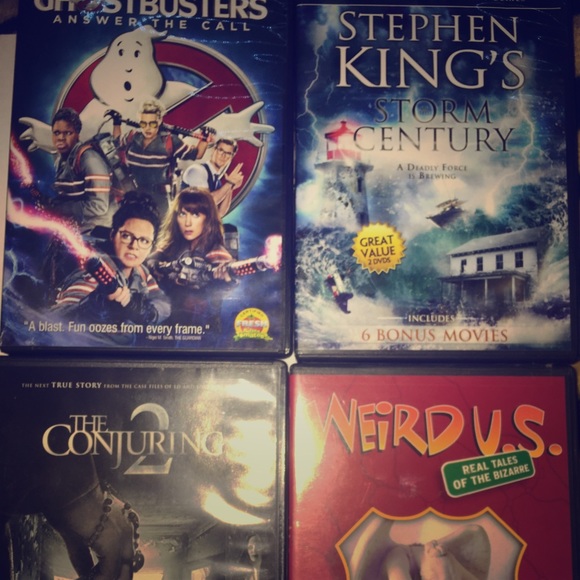 Four DVD π Movies never used